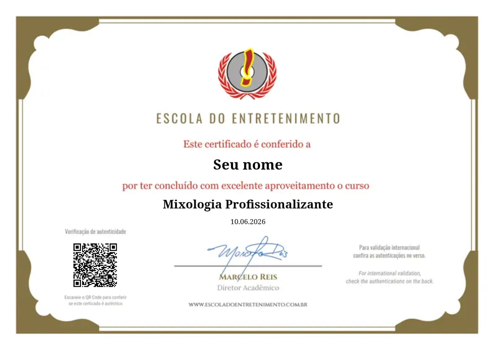Mixologia Profissionalizante