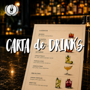 Criação e Gestão de Cartas de Drinks